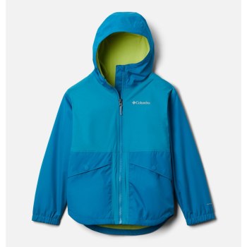 Columbia Rainy Trails Fleece Lined, Chamarras Azules Para Niña | 351289-CAY